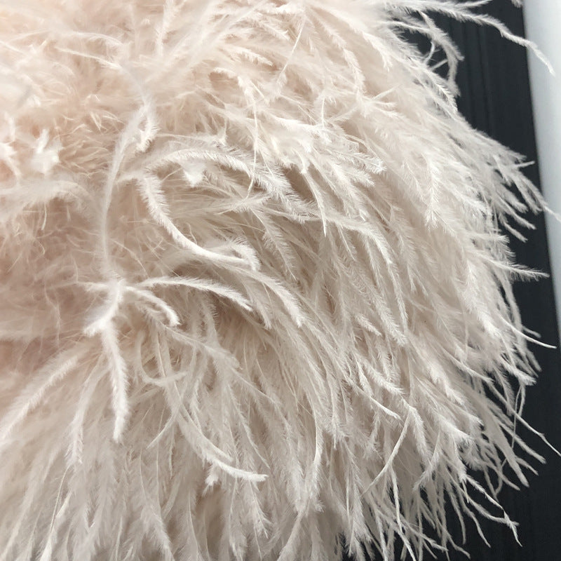 Women's shawls Real Feather Ostrich Feather Shawlskin Shawlskins Dress Shawls Banquet Wearing Feather Clothing Manufacturer