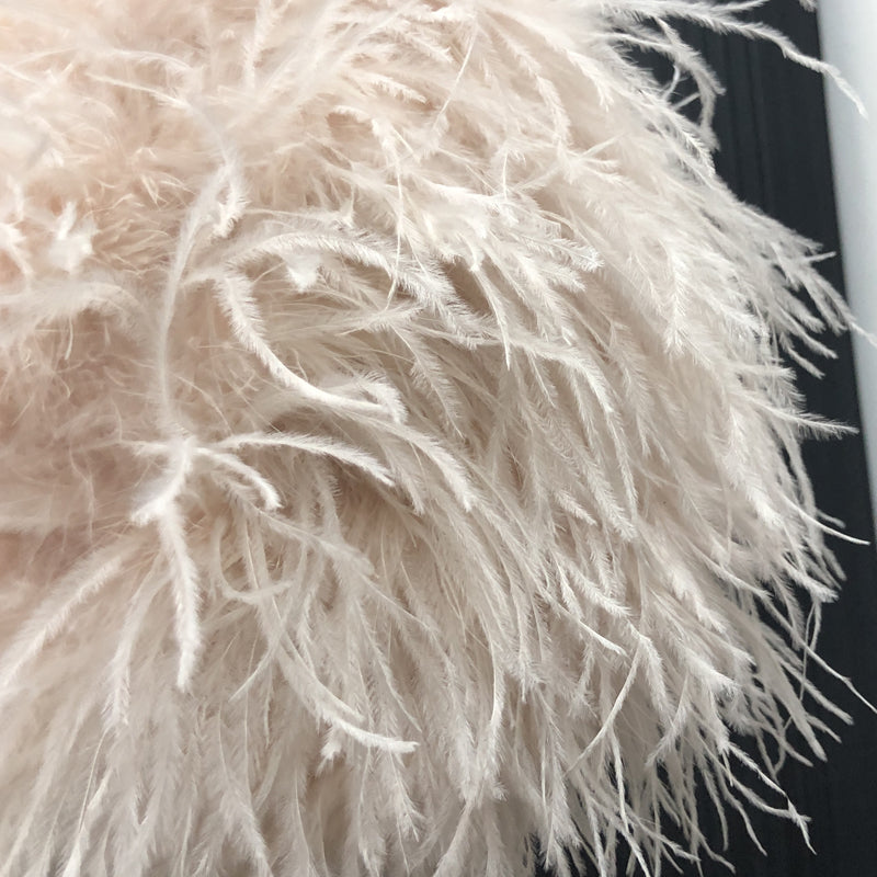 42CM  High Leg Sleeves  covers, shoe covers, sock covers, made of ostrich feathers, hand-sewn, multiple colors, wholesale clothing factory, custom sizes available