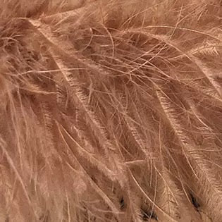 Ostrich Feather Coat Women's Handmade Real Fur Half Sleeve Coat