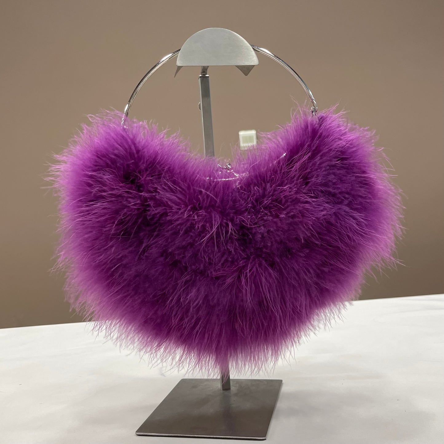 Women's bags turkey feather hand-woven handbags silver bracelet bag crescent bag mobile phone bag multiple colors small bag can be wholesale