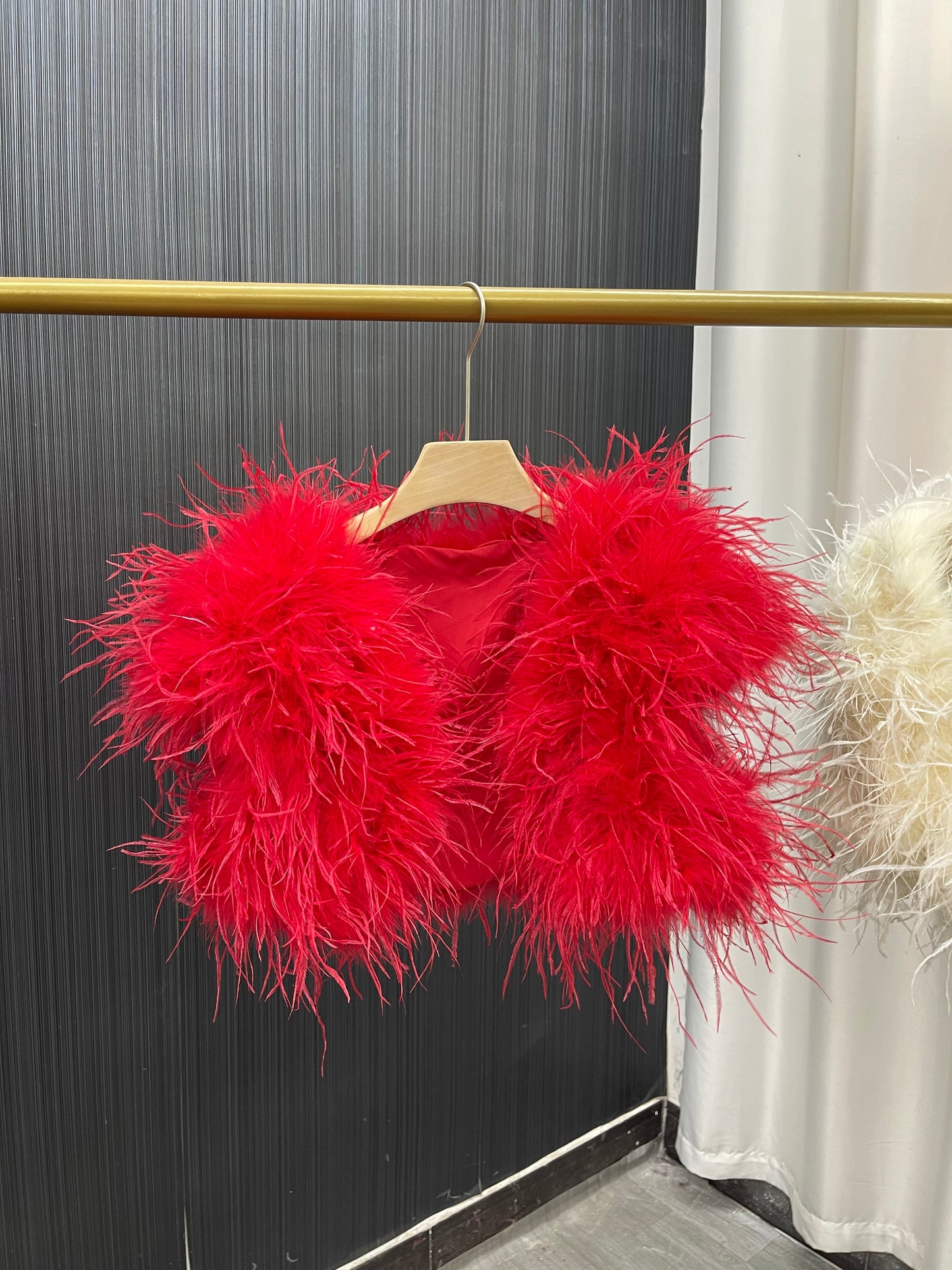 Cape vest, ladies vest, fur vest, short waistcoat, sleeveless coat, ostrich wool vest, ostrich wool cape, wholesale, custom sizes available