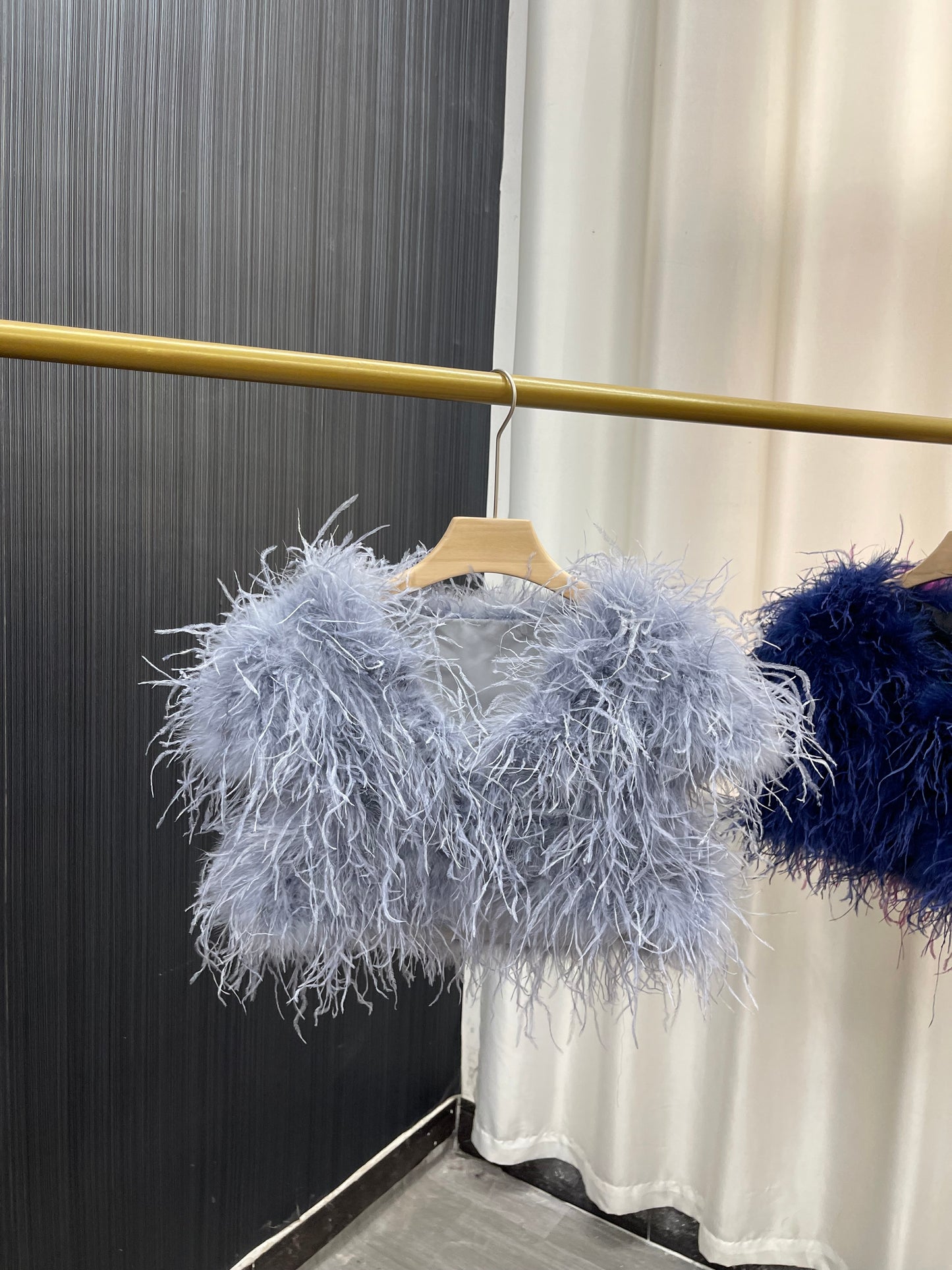 Cape vest, ladies vest, fur vest, short waistcoat, sleeveless coat, ostrich wool vest, ostrich wool cape, wholesale, custom sizes available