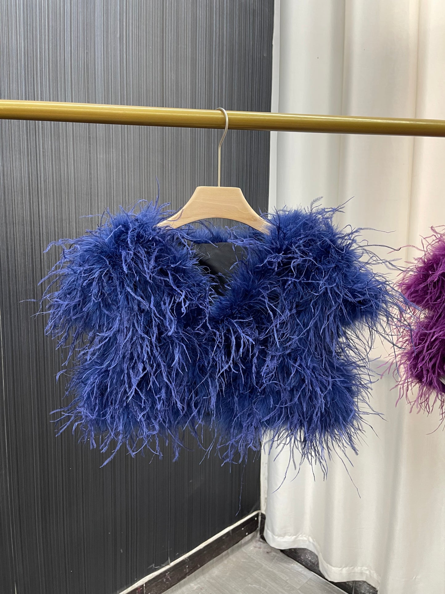 Cape vest, ladies vest, fur vest, short waistcoat, sleeveless coat, ostrich wool vest, ostrich wool cape, wholesale, custom sizes available