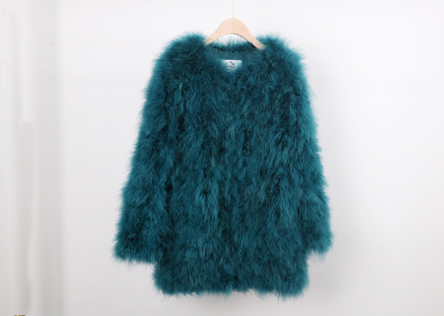 70cm Women's quilted jacket, thin cotton jacket, spring and autumn outerwear, turkey feather jacket, real fur outerwear, clothing factory, wholesale, custom sizes available