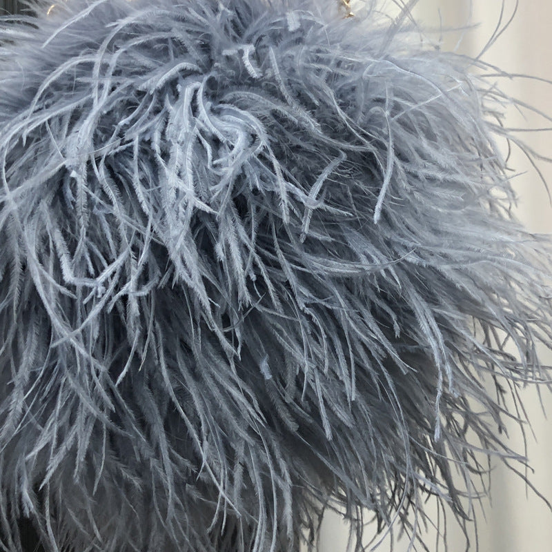 Ostrich feather cape, ostrich feather cloak, ostrich feather shawl, fur cape, ladies' party cape, feather coat, fur coat, wholesale, multiple colors