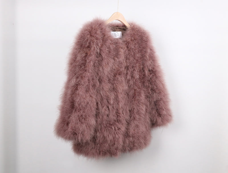 70cm Women's quilted jacket, thin cotton jacket, spring and autumn outerwear, turkey feather jacket, real fur outerwear, clothing factory, wholesale, custom sizes available