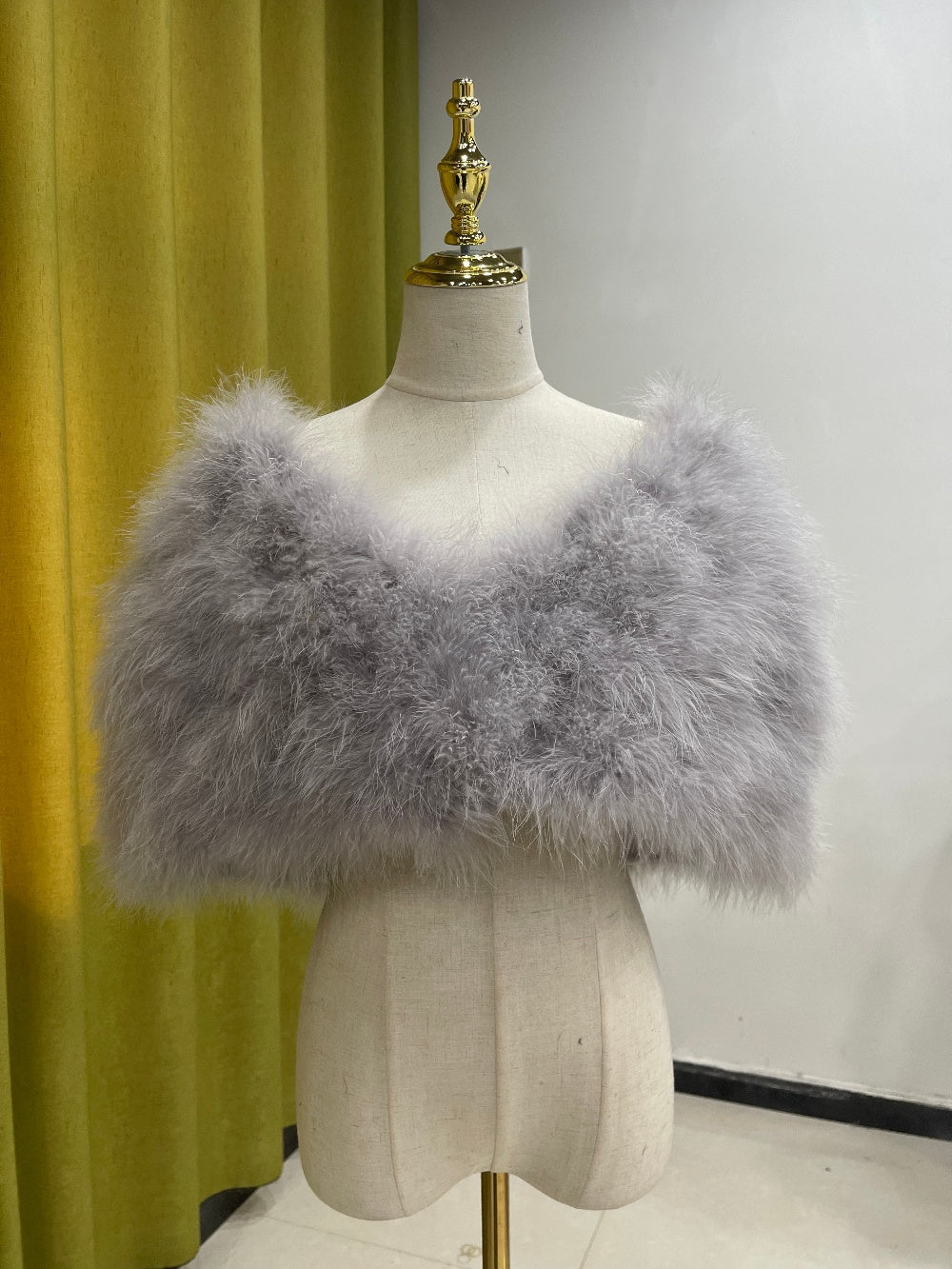 Feather shawl, banquet dress shawl, cloak, evening dress outer wear, turkey feather shawl, real feather, wholesale, customization