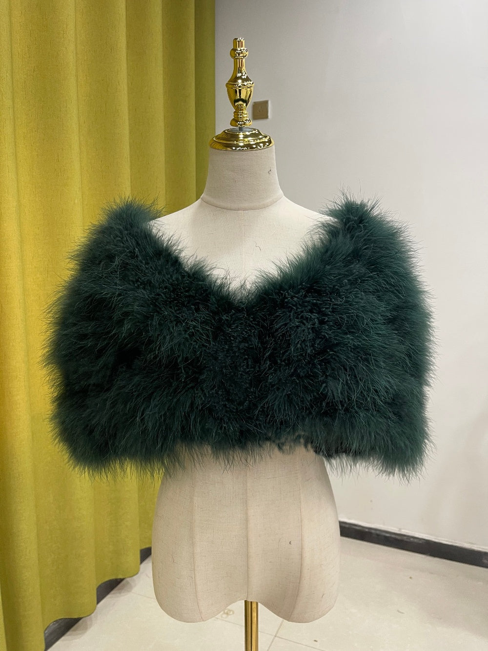 Feather shawl, banquet dress shawl, cloak, evening dress outer wear, turkey feather shawl, real feather, wholesale, customization