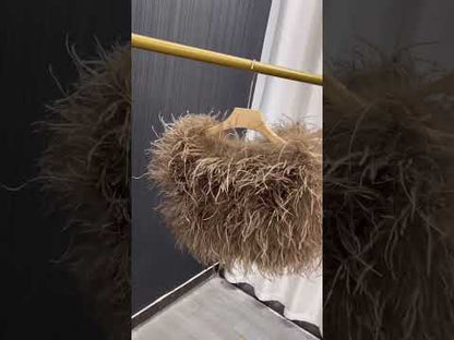 Cape vest, ladies vest, fur vest, short waistcoat, sleeveless coat, ostrich wool vest, ostrich wool cape, wholesale, custom sizes available